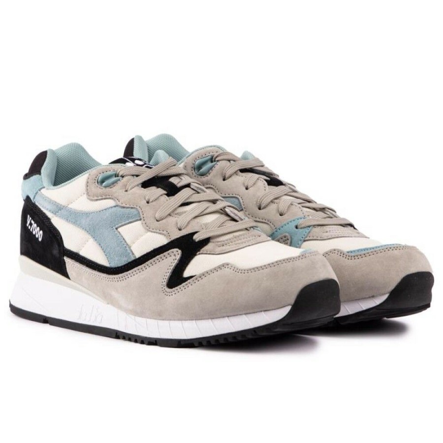Herre Diadora Sneakers | Hvite V7000 Trenere For Menn